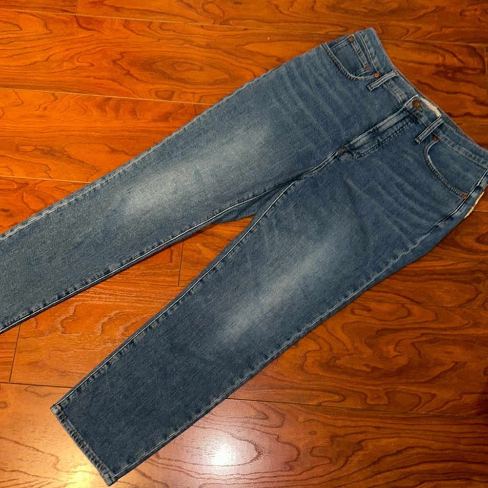 Madewell perfect vintage crop jeans